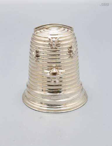 Spardose Bienenkorb / A beehive silver money box, Gerrit Dir...