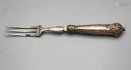 Gabel Barock / A Baroque silver fork, Augsburg, 1749-1751