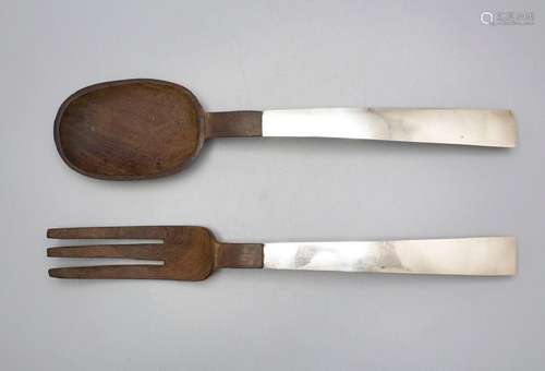 Salatbesteck / Sterling silver salad servers / Couvert à sal...