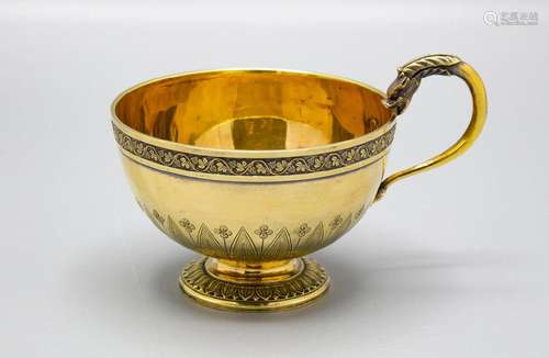 Empire Tasse / An Empire silver cup, Paris, nach 1819