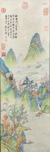 Dong Bangda's landscape painting