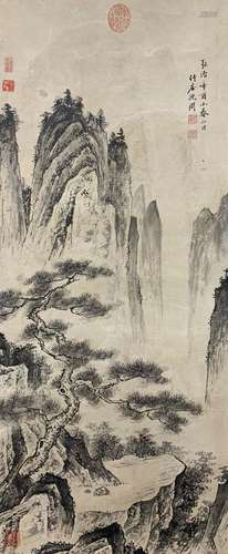 Shen Zhou landscape painting