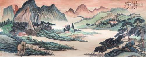 Zhang Daqian's landscape painting