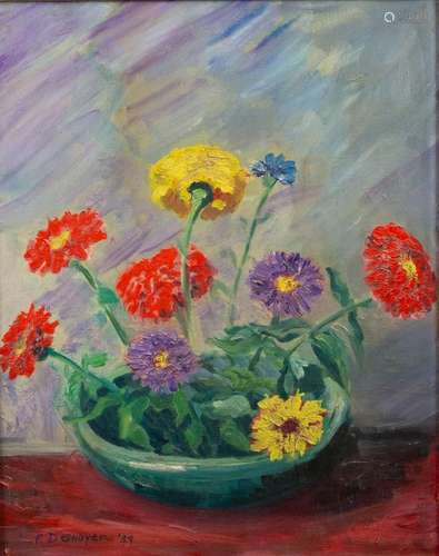 François DESNOYER (1894-1972), 'Blumenstillleben' / 'Still l...