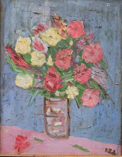 Karl Schmitt, 'Blumenstillleben' / A flower still life, 20. ...