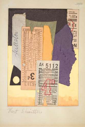 Kurt Schwitters (1887-1948), Collage, 1944-1947