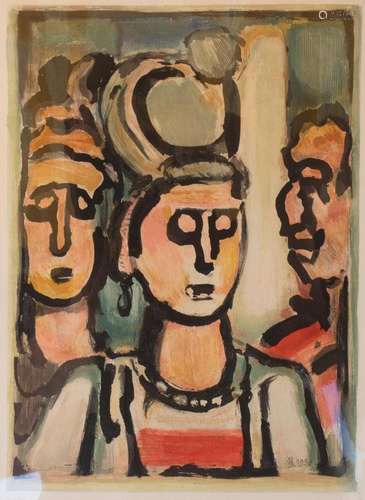 Georges ROUAULT (1871-1958), wohl Illustration zu Gustave Fl...