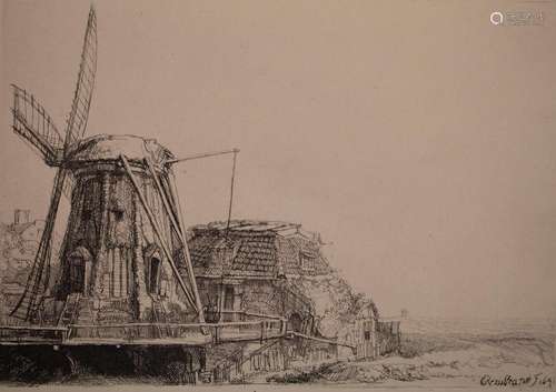 REMBRANDT VAN RIJN (1606-1669), 'Die Windmühle' / 'The windm...