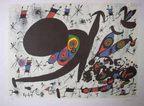 Joan MIRO (1893-1983), 'Abstrakte Komposition' / 'Abstract c...