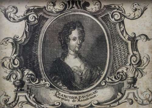 Porträt Francoise Daubigne (1688-1719), spätere Marquise de ...