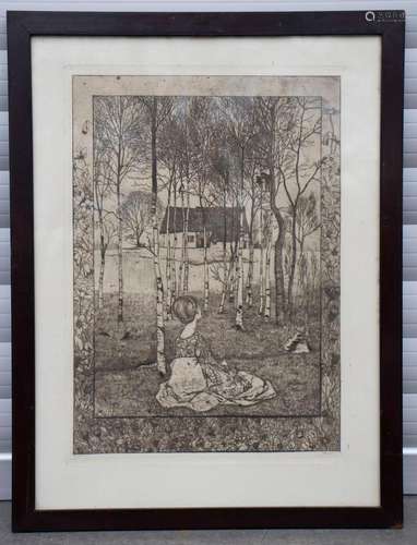 Heinrich VOGELER (1872-1942), 'Frühling' / 'Spring', 1897