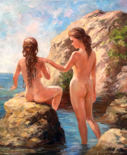 Oil painting Sea breeze Mikhailichenko Sergey
