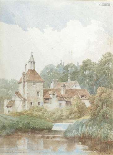 Désiré Alfred MAGNE (1855-1936) aquarelle<br />
Poids: 2.85 ...