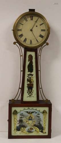 Attributed To Willard Banjo Clock.