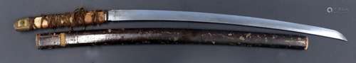 MILITARIA. Signed Japanese Officers Gunto Sword.