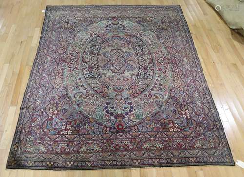 Antique & Finely Hand Woven Lavar Kerman