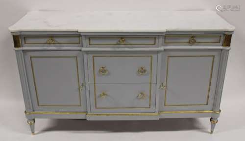 Louis Philippe Bronze Mounted Painted Cabinet.