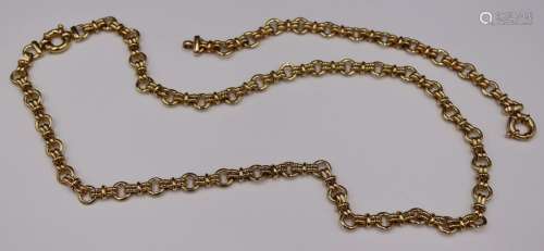 JEWELRY. 2 Pc. CIT 14kt Gold Necklace and Bracelet