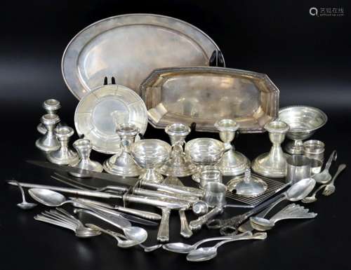 STERLING. Assorted Grouping of Sterling Hollowware