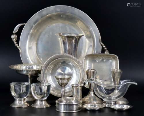 STERLING. Assorted Grouping of Sterling Hollowware
