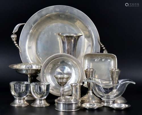 STERLING. Assorted Grouping of Sterling Hollowware