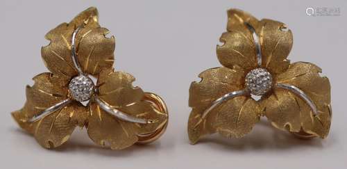 JEWELRY. Pair of M. Buccellati Bi-Color 18kt Gold