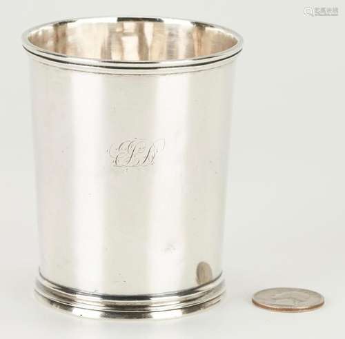 HYDE & GOODRICH NEW ORLEANS COIN SILVER JULEP CUP