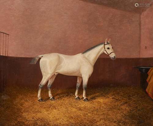 JAMES CLARK O/C ENGLISH EQUESTRIAN PAINTING