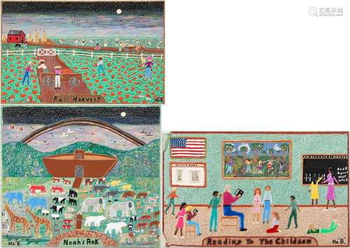 3 JACK BEVERLAND, AKA MR. B., SOUTHERN FOLK ART PAINTINGS