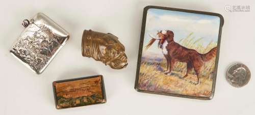 4 DOG OR HUNT RELATED BOXES, INC. SNUFF