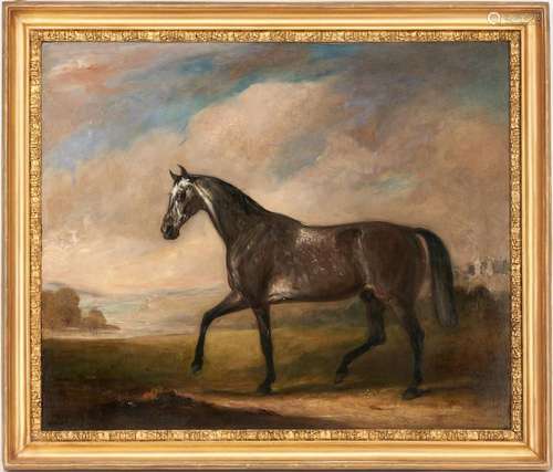 HISTORICAL ENGLISH HORSE PAINTING, POSSIBLY BY JOHN FERNELEY...