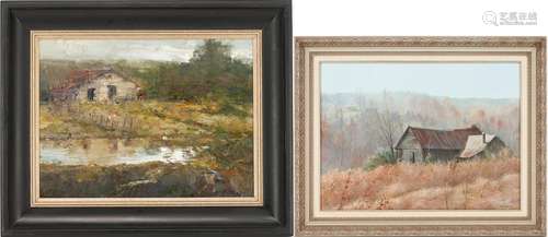 2 O/C RURAL LANDSCAPE PAINTINGS, INCL. TERRY CHANDLER & ...