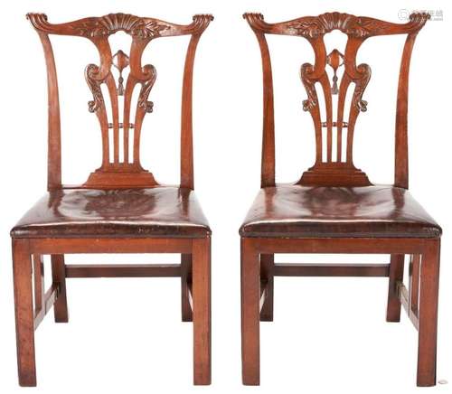 RARE PAIR OF BRITISH CONCERTINA ACTION CHAIRS, POSSIBLY NAVA...