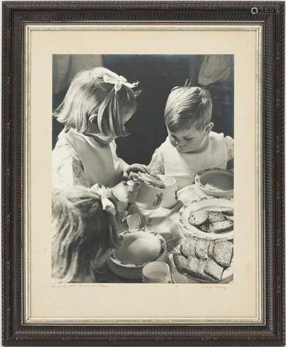 EXHIBITED GEORGE KONIG PHOTOGRAPH, DR. BARNARDO'S HOME TEA P...