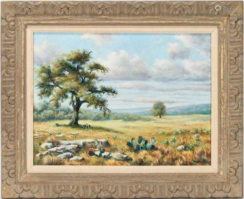 JIMMY WALKER O/C TEXAS LANDSCAPE PAINTING