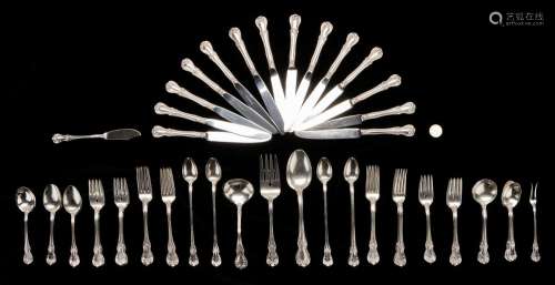 67 PCS. TOWLE OLD MASTER STERLING SILVER FLATWARE