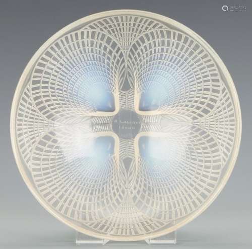 LALIQUE COQUILLES OPALESCENT GLASS BOWL