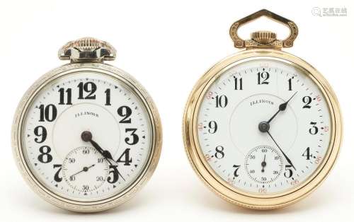 2 ILLINOIS BUNN SPECIAL POCKET WATCHES, 2 OF 2