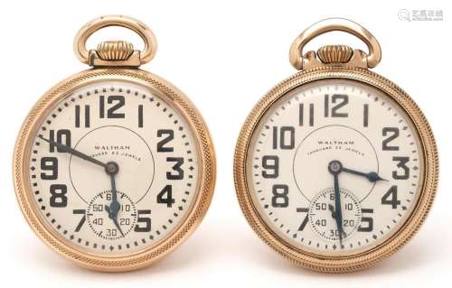 2 WALTHAM VANGUARD POCKET WATCHES, 2 OF 2