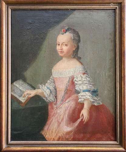 Unbekannter Portraitist, 1759, Francisca Sophie Friderike Ju...