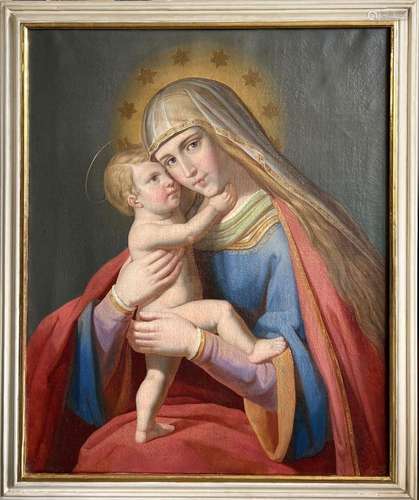 Maria mit dem Jeusknaben/ St. Mary with baby Jesus. Nazarene...