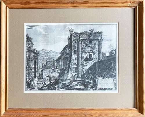 Giovanni Battista Piranesi (1720 Venedig - Rom 1778), "...