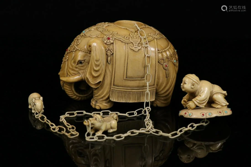CHINESE RARE MATERIAL ELEPHANT