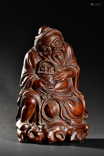 CHINESE BAMBOO FIGURE