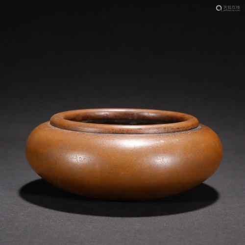 CHINESE BRONZE CENSER, 'XUANDE' MARK