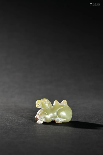 CHINESE ANTIQUE JADE CAMEL