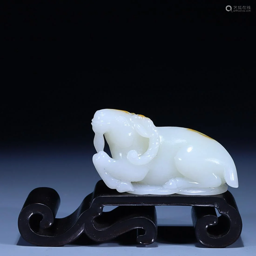 CHINESE HETIAN JADE GOAT