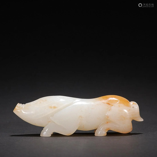 CHINESE HETIAN JADE PIG