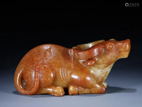 CHINESE HETIAN JADE OX