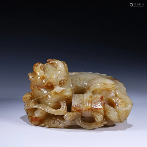 CHINESE HETIAN JADE QILIN